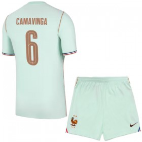 Camisolas França Camavinga 6 Criança 2º Equipamento Alternativa World Cup 2026 Manga Curta