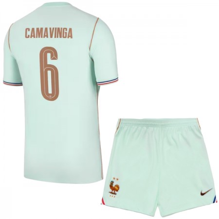 Camisolas França Camavinga 6 Criança 2º Equipamento Alternativa World Cup 2026 Manga Curta Camisolas França Camavinga 6 Criança 2º Equipamento Alternativa World Cup 2026 Manga Curta