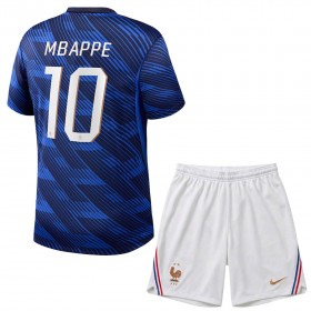 Camisolas França Mbappé 10 Criança 1º Equipamento Principal World Cup 2026 Manga Curta