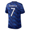 Camisolas França O. Dembele 7 Criança 1º Equipamento Principal World Cup 2026 Manga Curta