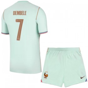Camisolas França O. Dembele 7 Criança 2º Equipamento Alternativa World Cup 2026 Manga Curta