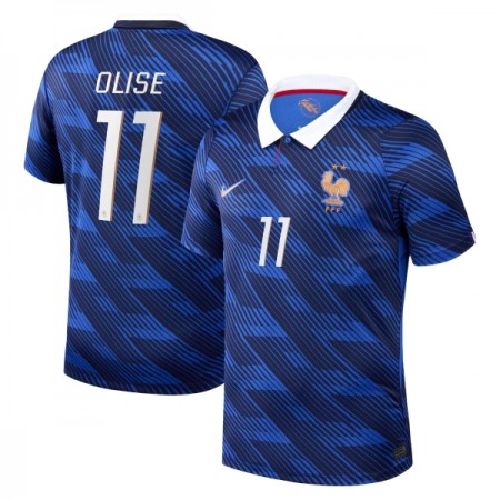 Camisolas França Olise 11 1º Equipamento Principal World Cup 2026 Manga Curta