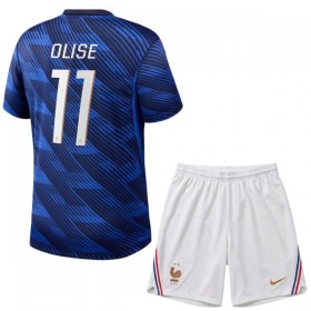 Camisolas França Olise 11 Criança 1º Equipamento Principal World Cup 2026 Manga Curta