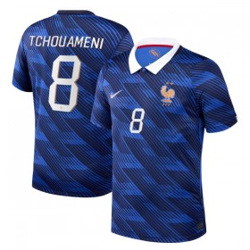 Camisolas França Tchouameni 8 1º Equipamento Principal World Cup 2026 Manga Curta