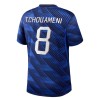 Camisolas França Tchouameni 8 1º Equipamento Principal World Cup 2026 Manga Curta