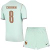 Camisolas França Tchouameni 8 Criança 2º Equipamento Alternativa World Cup 2026 Manga Curta