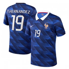 Camisolas França Theo Hernandez 19 1º Equipamento Principal World Cup 2026 Manga Curta