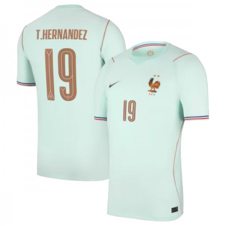 Camisolas França Theo Hernandez 19 2º Equipamento Alternativa World Cup 2026 Manga Curta Camisolas França Theo Hernandez 19 2º Equipamento Alternativa World Cup 2026 Manga Curta