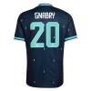 Camisolas Alemanha Gnabry 20 2º Equipamento Alternativa World Cup 2026 Manga Curta