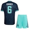 Camisolas Alemanha Kimmich 6 Criança 2º Equipamento Alternativa World Cup 2026 Manga Curta