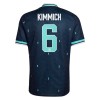 Camisolas Alemanha Kimmich 6 Criança 2º Equipamento Alternativa World Cup 2026 Manga Curta