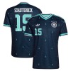 Camisolas Alemanha N. Schlotterbeck 15 2º Equipamento Alternativa World Cup 2026 Manga Curta