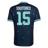 Camisolas Alemanha N. Schlotterbeck 15 2º Equipamento Alternativa World Cup 2026 Manga Curta