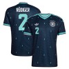 Camisolas Alemanha Rudiger 2 2º Equipamento Alternativa World Cup 2026 Manga Curta