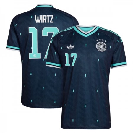 Camisolas Alemanha Wirtz 17 2º Equipamento Alternativa World Cup 2026 Manga Curta