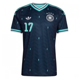 Camisolas Alemanha Wirtz 17 Criança 2º Equipamento Alternativa World Cup 2026 Manga Curta