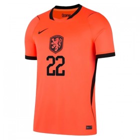Camisolas Holanda Dumfries 22 1º Equipamento Principal World Cup 2026 Manga Curta