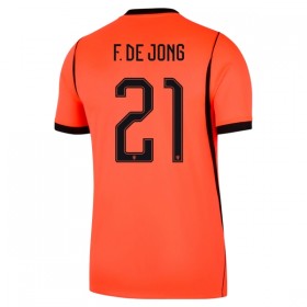 Camisolas Holanda Frenkie de Jong 21 1º Equipamento Principal World Cup 2026 Manga Curta
