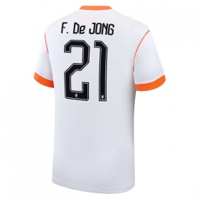 Camisolas Holanda Frenkie de Jong 21 2º Equipamento Alternativa World Cup 2026 Manga Curta