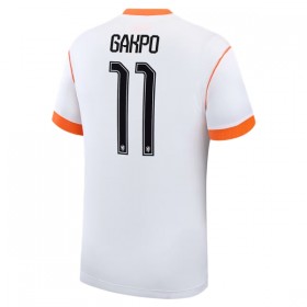 Camisolas Holanda Gakpo 11 2º Equipamento Alternativa World Cup 2026 Manga Curta