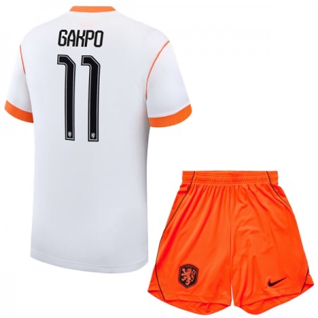 Camisolas Holanda Gakpo 11 Criança 2º Equipamento Alternativa World Cup 2026 Manga Curta Camisolas Holanda Gakpo 11 Criança 2º Equipamento Alternativa World Cup 2026 Manga Curta