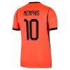 Camisolas Holanda Memphis 10 1º Equipamento Principal World Cup 2026 Manga Curta