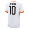 Camisolas Holanda Memphis 10 2º Equipamento Alternativa World Cup 2026 Manga Curta