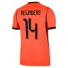 Camisolas Holanda Reijnders 14 1º Equipamento Principal World Cup 2026 Manga Curta