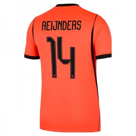 Camisolas Holanda Reijnders 14 1º Equipamento Principal World Cup 2026 Manga Curta