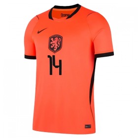 Camisolas Holanda Reijnders 14 1º Equipamento Principal World Cup 2026 Manga Curta