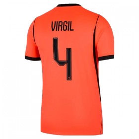 Camisolas Holanda Virgil 4 1º Equipamento Principal World Cup 2026 Manga Curta