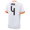 Camisolas Holanda Virgil 4 2º Equipamento Alternativa World Cup 2026 Manga Curta Camisolas Holanda Virgil 4 2º Equipamento Alternativa World Cup 2026 Manga Curta
