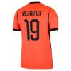 Camisolas Holanda Weghorst 19 1º Equipamento Principal World Cup 2026 Manga Curta