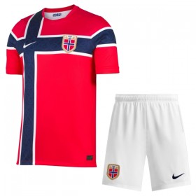 Camisolas Noruega Criança 1º Equipamento Principal World Cup 2026 Manga Curta