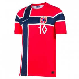 Camisolas Noruega Odegaard 10 1º Equipamento Principal World Cup 2026 Manga Curta