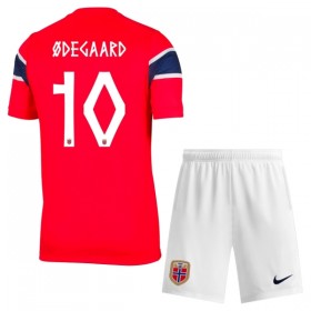 Camisolas Noruega Odegaard 10 Criança 1º Equipamento Principal World Cup 2026 Manga Curta