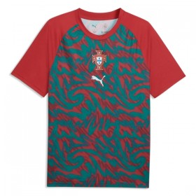 Camisolas Portugal Pre-Match World Cup 2026 Vermelha Manga Curta