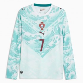 Camisolas Portugal Ronaldo 7 2º Equipamento Alternativa World Cup 2026 Manga Comprida