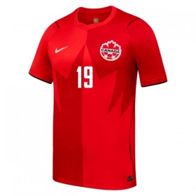 Camisolas Canadá Davies 19 1º Equipamento Principal World Cup 2026 Manga Curta