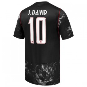 Camisolas Canadá J. David 10 2º Equipamento Alternativa World Cup 2026 Manga Curta