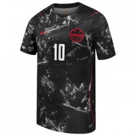 Camisolas Canadá J. David 10 2º Equipamento Alternativa World Cup 2026 Manga Curta