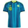 Camisolas Colômbia James 10 2º Equipamento Alternativa World Cup 2026 Manga Curta