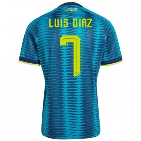 Camisolas Colômbia Luis Diaz 7 2º Equipamento Alternativa World Cup 2026 Manga Curta