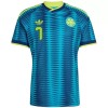 Camisolas Colômbia Luis Diaz 7 2º Equipamento Alternativa World Cup 2026 Manga Curta