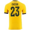Camisolas Ecuador Caicedo 23 1º Equipamento Principal World Cup 2026 Manga Curta Camisolas Ecuador Caicedo 23 1º Equipamento Principal World Cup 2026 Manga Curta