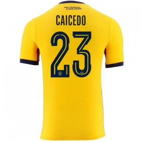 Camisolas Ecuador Caicedo 23 1º Equipamento Principal World Cup 2026 Manga Curta