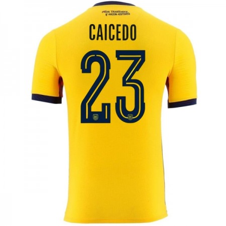Camisolas Ecuador Caicedo 23 1º Equipamento Principal World Cup 2026 Manga Curta Camisolas Ecuador Caicedo 23 1º Equipamento Principal World Cup 2026 Manga Curta