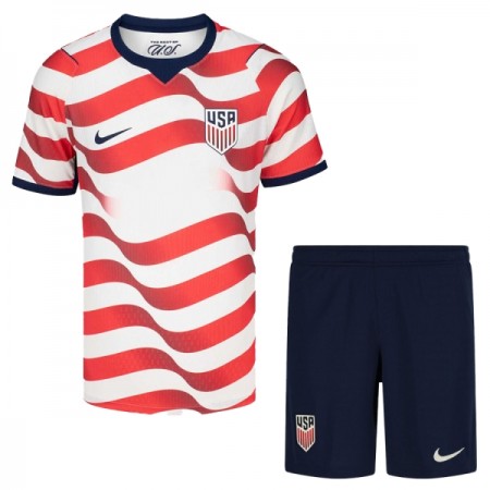 Camisolas Estados Unidos Criança 1º Equipamento Principal World Cup 2026 Manga Curta Camisolas Estados Unidos Criança 1º Equipamento Principal World Cup 2026 Manga Curta