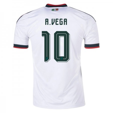 Camisolas México A. Vega 10 2º Equipamento Alternativa World Cup 2026 Manga Curta Camisolas México A. Vega 10 2º Equipamento Alternativa World Cup 2026 Manga Curta