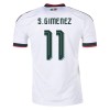 Camisolas México S.Gimenez 11 2º Equipamento Alternativa World Cup 2026 Manga Curta Camisolas México S.Gimenez 11 2º Equipamento Alternativa World Cup 2026 Manga Curta
